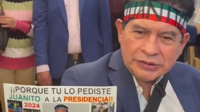“Juanito” reaparece: "Yo soy el único que le puede ganar al delincuente de López Obrador"