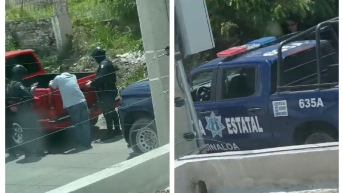 Investigan a policías que recibieron dinero de un civil en Sinaloa (Video)