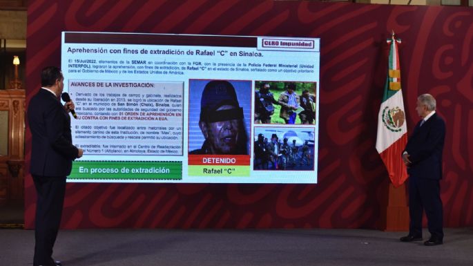 La captura de Caro Quintero fue destacada en el informe de la estrategia Cero Impunidad de AMLO