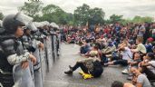 Con bloqueo carretero y en aduana de Chiapas, migrantes presionan al INM para regularizar su situación