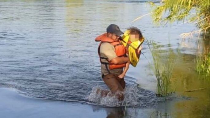 Cinco migrantes fueron rescatados del Río Bravo cuando buscaban cruzar hacia EU