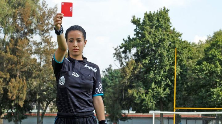 Katia Itzel García la primera árbitra central en un partido de la Liga Expansión