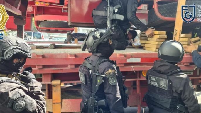 Detenidos por el "decomiso histórico" de cocaína en la CDMX fueron trasladados al Reclusorio Norte