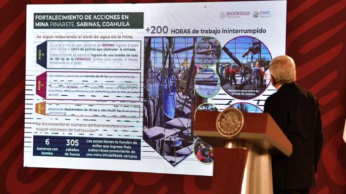 AMLO pide a FGR investigar sobre "prestanombres", presunto dueño de la mina el Pinabete, Coahuila