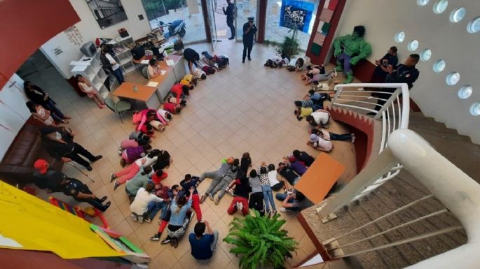 En Fresnillo, enseñan a niños en curso de verano a cómo actuar ante una balacera (Video)