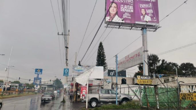 PAN denuncia ante el INE a Claudia Sheinbaum por espectaculares en Puebla