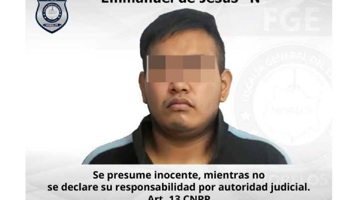 Dan prisión preventiva a presunto feminicida de una bebé de 10 meses en Morelos