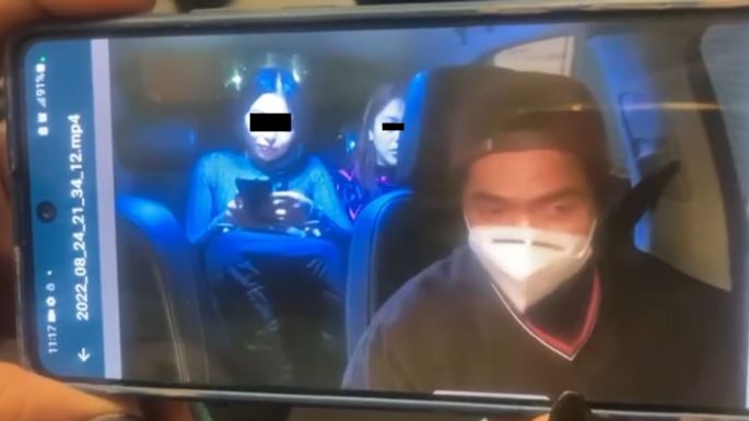 Chofer de DiDi acusado de abuso sexual demuestra en video que fue agredido por pasajera