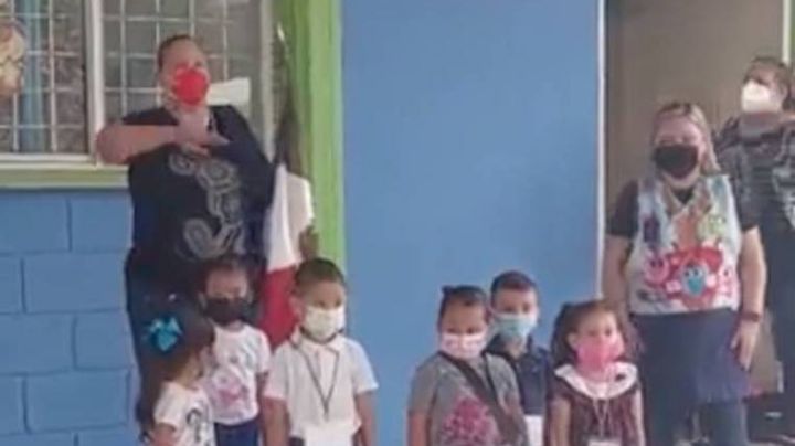 "Saludar, ¡ya!", fue la orden a los niños de la escolta... y su respuesta se volvió viral (Video)