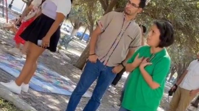 Mujer de Reynosa prohíbe a jóvenes usar parque público; la apodan #LadyParque (Video)