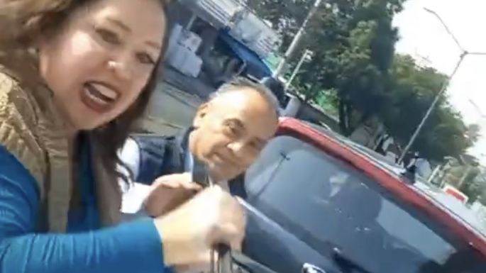 #LadyParabrisas: exhiben y viralizan a mujer por golpear un vehículo en la CDMX (Video)