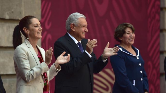 "Hay aires de cambio": Sheinbaum celebra triunfo de Delfina Gómez en encuesta de Morena para Edomex