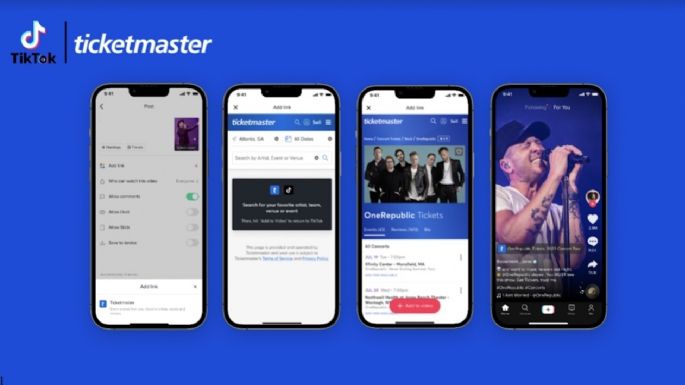 TikTok introduce una opción para vender entradas de conciertos y espectáculos desde la app