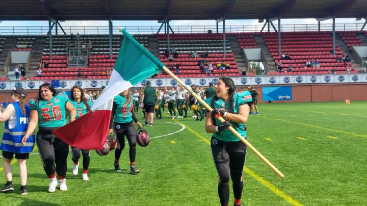 Selección Femenil de Americano derrota 28-0 a Alemania y es quinto lugar del Mundial de Finlandia