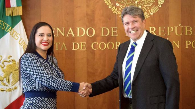 Sandra Cuevas respalda a Ricardo Monreal: "usted será el próximo presidente de México"
