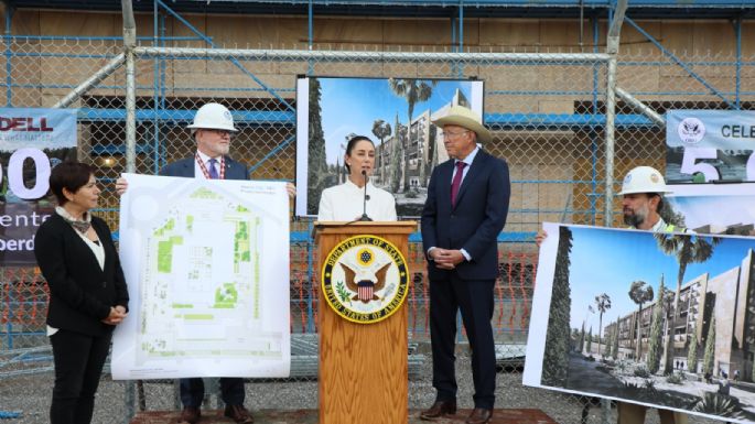 Embajada de EU acepta plantar más árboles en su nueva sede de Miguel Hidalgo