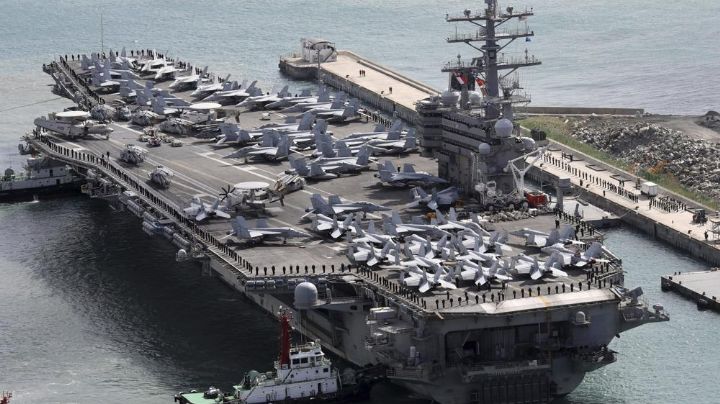 EU envía un portaaviones a Surcorea para ejercicios militares