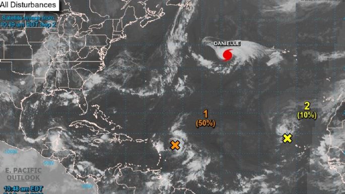 Danielle se convierte en el primer huracán de la temporada en el Atlántico