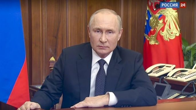 Putin suspende tratado de control de armas nucleares con EU; acusa a Occidente de empezar guerra en Ucrania