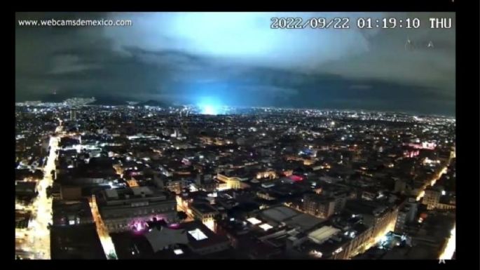 ¿Luces en el cielo durante el sismo? Esta es la razón