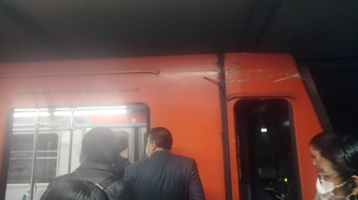 Ocurre otro "incidente" en el Metro: un tren se "ladeó" en la terminal El Rosario