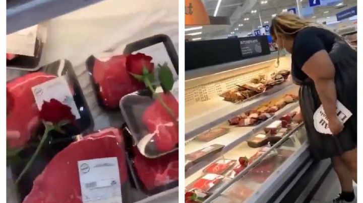 Funeral de veganos en la sección de carnes de un supermercado se vuelve viral