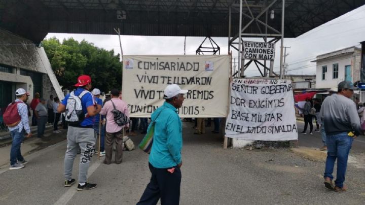 Bloquean garita en Chiapas para exigir la liberación de comisariado ejidal