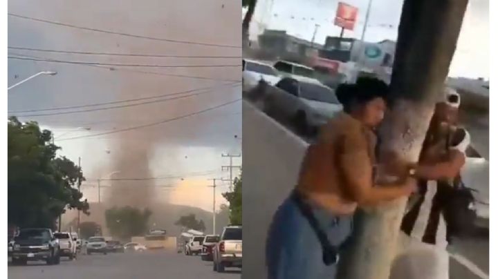 Así se vivió el tornado que sorprendió a habitantes de Guamúchil, Sinaloa (Videos)