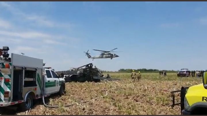 Helicóptero caído en operativo de captura a Caro Quintero se desplomó por falta de combustible: FGR