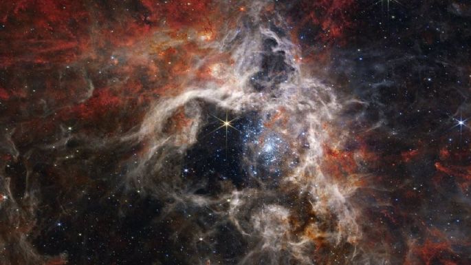 El telescopio Webb de la NASA captura una tarántula cósmica