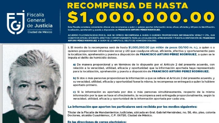 Fiscalía ofreció un millón de pesos de recompensa por responsable de obra del Colegio Rébsamen