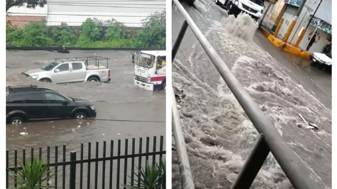Lluvia e inundaciones colapsan Ecatepec