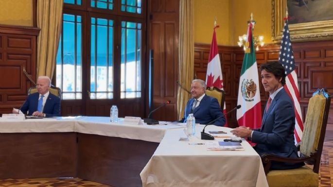 Este fue el menú de la cena oficial que AMLO ofreció a Biden y Trudeau en Palacio Nacional