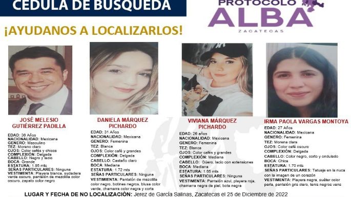 Hallan camioneta en la que viajaban jóvenes desaparecidos en límites de Zacatecas y Jalisco