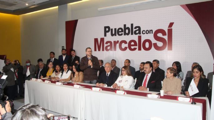 Presentan en Puebla plataforma de apoyo a Marcelo Ebrard