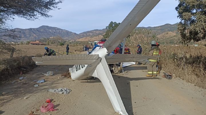 Se desploma avioneta que iba a Puerto Vallarta; muere un menor y un adulto
