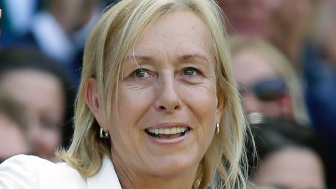 Martina Navratilova, leyenda del tenis, fue diagnosticada con cáncer de garganta y de mama