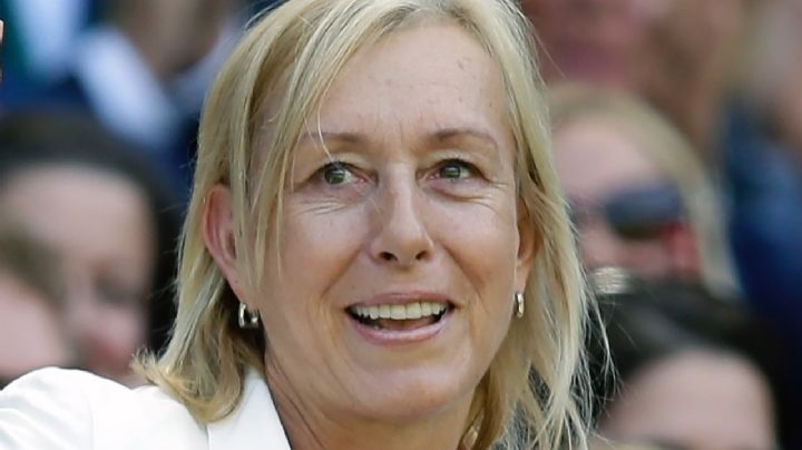 Martina Navratilova, leyenda del tenis, fue diagnosticada con cáncer de garganta y de mama