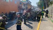 Volcadura de camión de bomberos deja cuatro lesionados en Magdalena Contreras