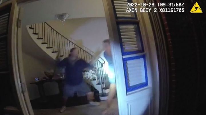 Video muestra el ataque con martillo contra el esposo de Nancy Pelosi