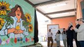 Develan en la UNAM mural en honor a Yaretzi Adriana, fallecida en el choque del Metro