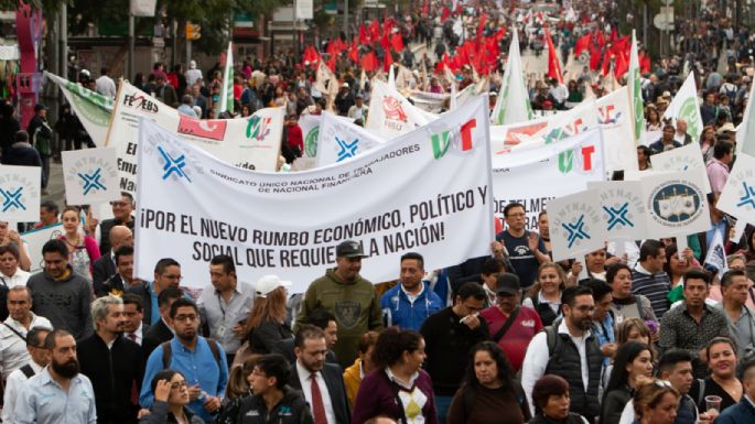 UNT alista marcha nacional en demanda de que AMLO resuelva conflictos sociales y laborales