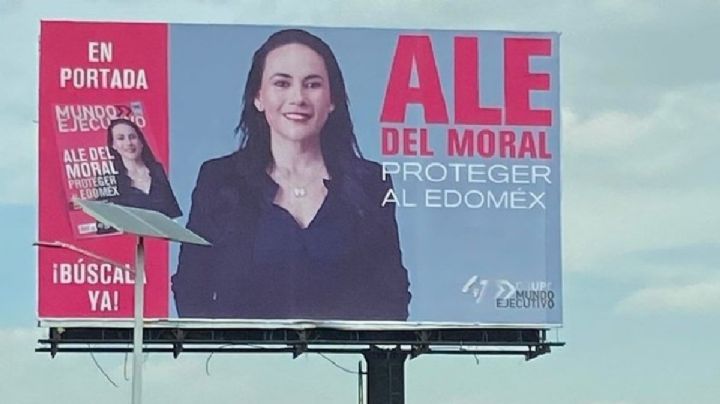 IEEM ordena retirar espectaculares con la imagen de la priista Alejandra del Moral