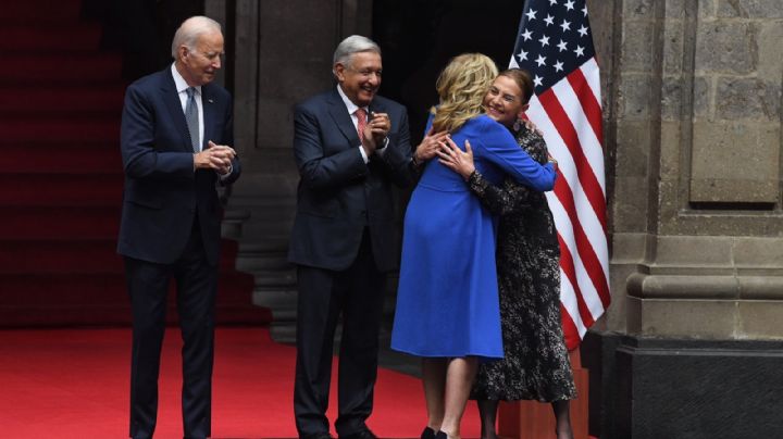 Estos son los 6 puntos del mensaje conjunto de Jill Biden y Gutiérrez Müller en Palacio Nacional