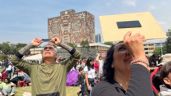 Miles de capitalinos observan desde la UNAM el eclipse solar anular (Videos + Fotos)