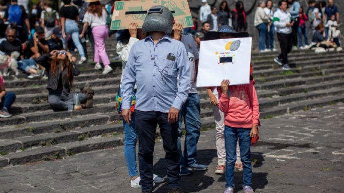 Un pícnic con el eclipse