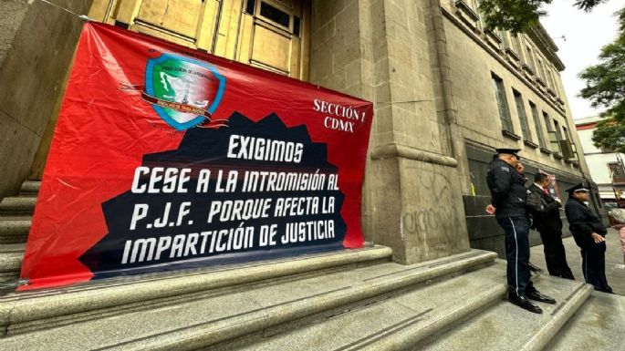Tribunales de la CDMX suspenden labores por paro de trabajadores del Poder Judicial
