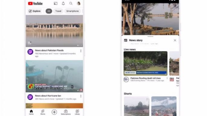 YouTube lanza una experiencia inmersiva que reúne contenidos informativos de fuentes verificadas