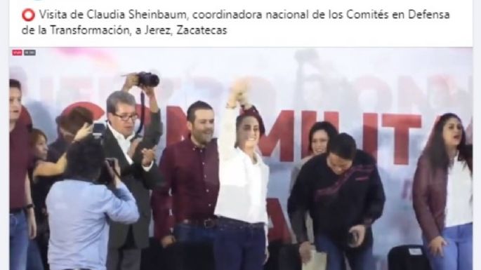 Sistema Zacatecano de Radio y Tv modificó su programación para difundir acto de Sheinbaum