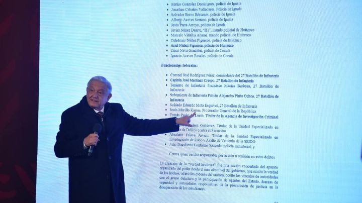 AMLO acusa “red de complicidades” para no llegar a la verdad en el caso Ayotzinapa